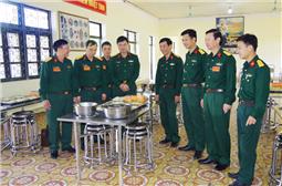 Kiểm tra toàn diện công tác hậu cần